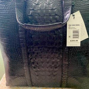 Brahmin  Lyle Tote, unisex, genuine leather.